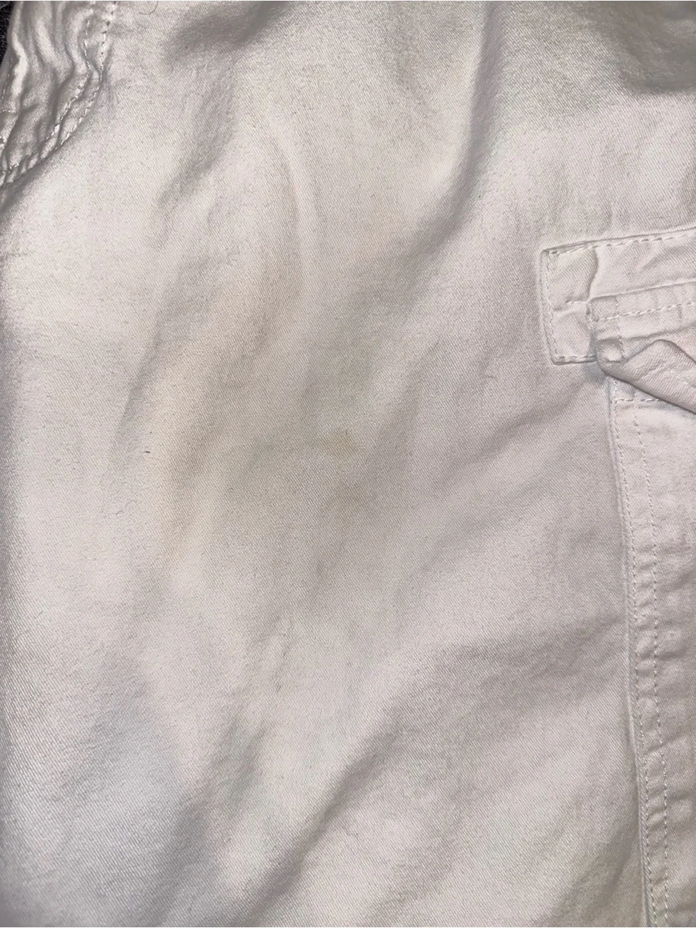 Parish Nation Men’s White Cargo Shorts Size 36